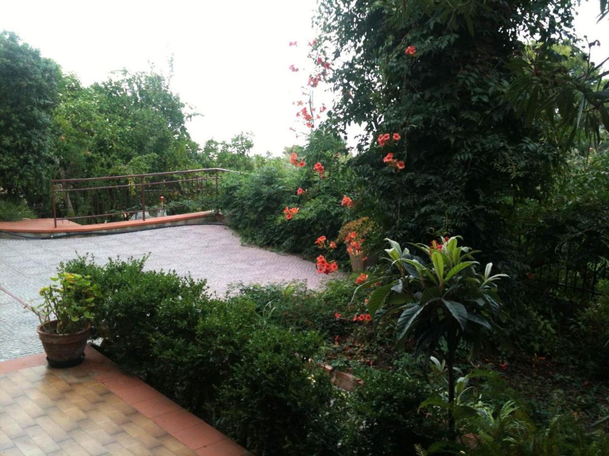 Stanza In Villa Con Giardino Vista Mare Cefalù Exterior foto