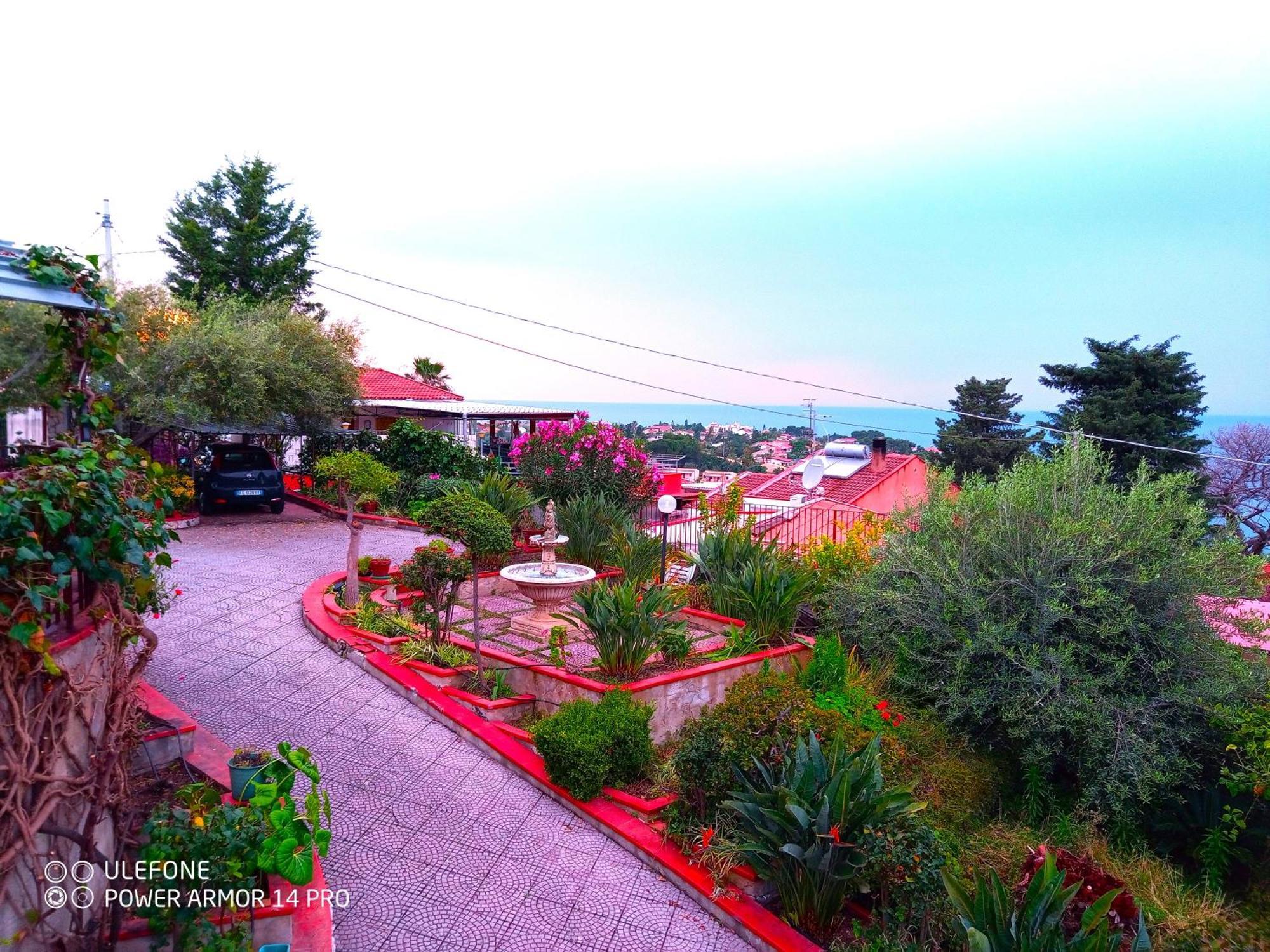 Stanza In Villa Con Giardino Vista Mare Cefalù Exterior foto