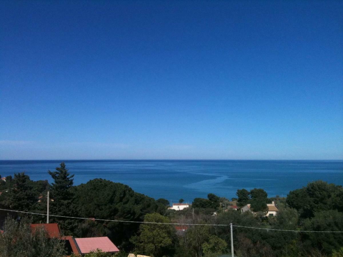 Stanza In Villa Con Giardino Vista Mare Cefalù Exterior foto